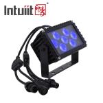 7x3W RGB Outdoor Led Flood Light 25 Degree Wall Washer DMX Control