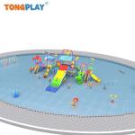 Community Project Amusement Products Outdoor Kids Plastic Slide Outdoor Park