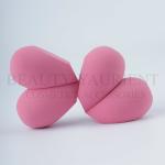 Big Flocking Pink Egg Blender Makeup Puff Sponge 25g Environmental Friendly