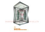 Stainless Steel Panel Elevator Parts Cabin Decoration For Residential Buildings