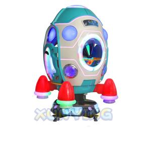 Wholesale US PLUG Indoor Coin Operated Kiddie Ride MP5 Rocket Swing Car Game Machine for Amusement Game Center from china suppliers