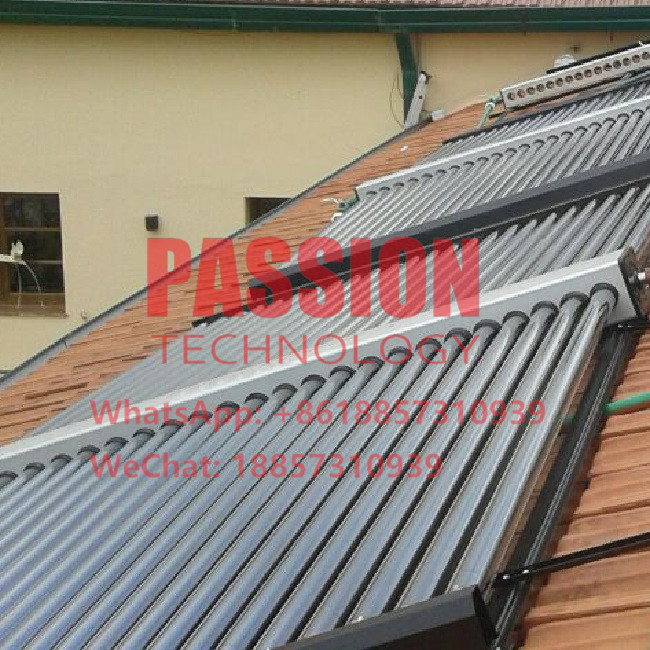 100 Tubes Vacuum Tube Solar Collector 3000L Non Pressure Solar Heating System
