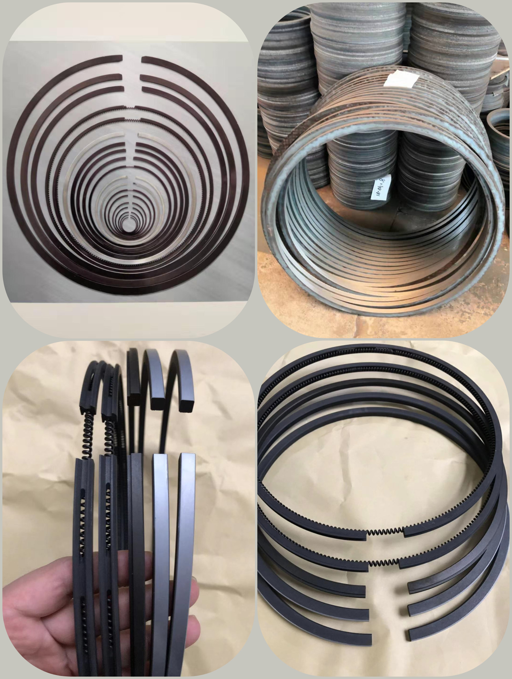 High Precision Marine Piston Rings AS OE Warranty Processing According to Drawings or Samples
