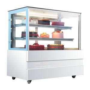 China 120l Capacity Countertop Bakery Showcase For Supermarket Refrigeration Equipment on sale