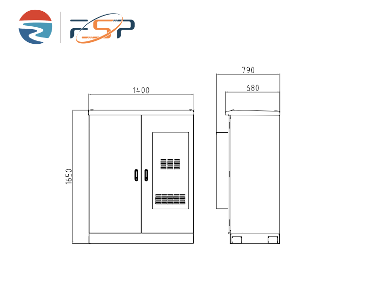 Outdoor Telecommunication Cabinet Made of Stainless Steel for Network Reliability