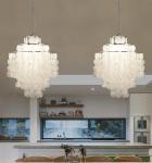 Metal Acrylic Pine Cone Pendant Light Dining Room Decorative Chandelier