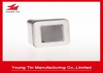 Steel Tinplate Blank Square Metal Tins With Clear PVC / PET Window On Cap