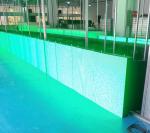Outdoor Curve Iron Cabinet Sport Advertising LED Display High Brightness P10