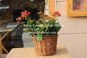 Wholesale 2016 new style wicker garden baskets round shape from china suppliers