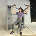 Body Building Steel Gym Shoulder Press Machine Targeted Shoulder Strength