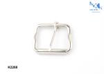 Leather Bags Metal Belt Buckle 32mm Nickle Color Plating For Handbags