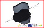Wood Grain Jewellery Showing Gift Packaging Boxes , Black Rigid Paper Rings