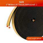 Weather Stripping Door Seal Strip Strong Adhesive Soundproof Weatherproof Foam