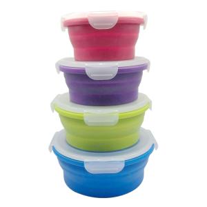 Wholesale amazon top seller 2018 Lunch Silicone box plastic food container house lunch organizer kidsstorage box meal prep containers from china suppliers