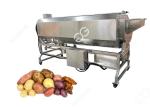 Full Automatic Industrial Potato Washing And Peeling Machine Carrot Ginger