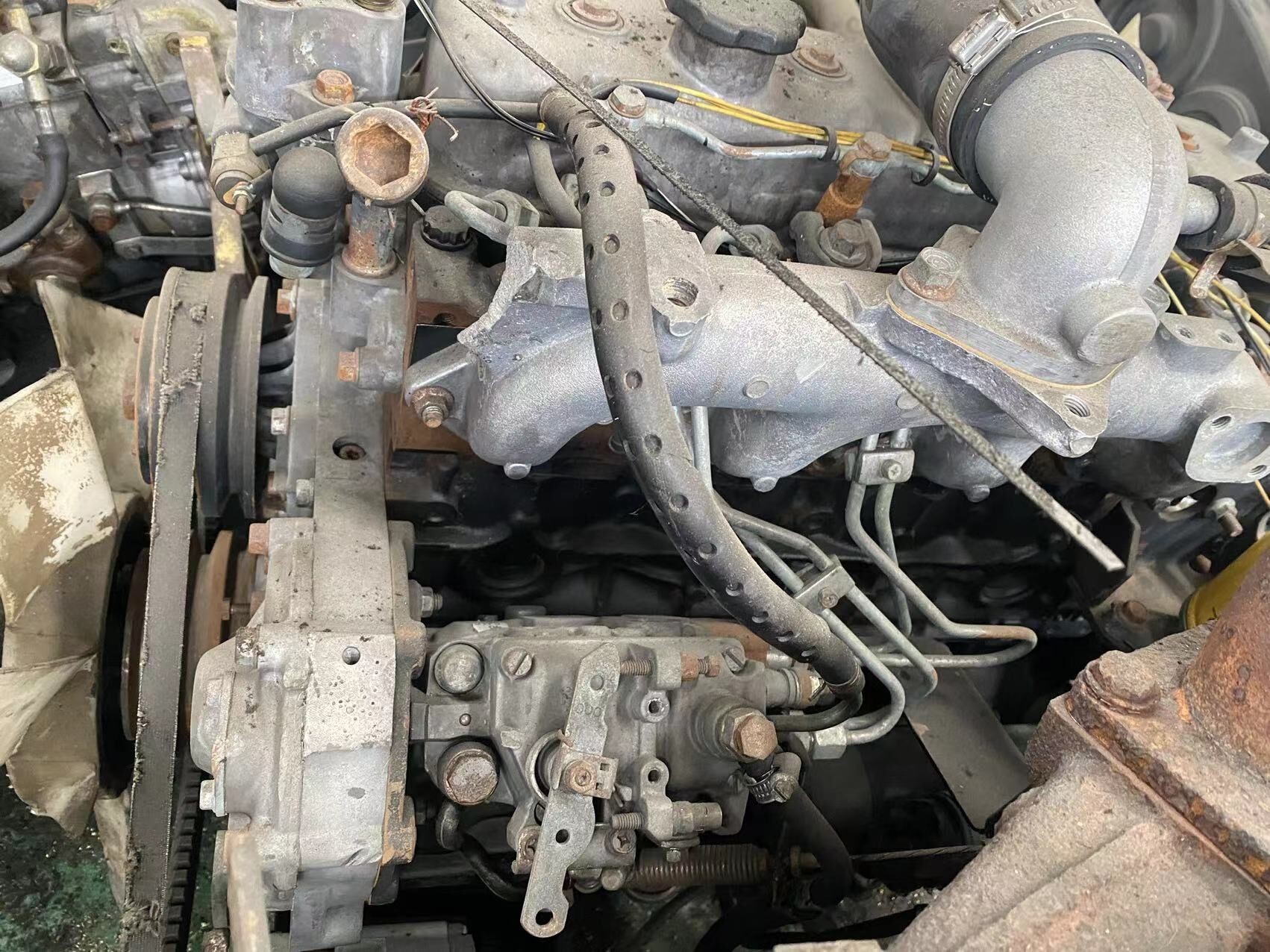 TS16949 4JG1 Isuzu Engine Spare Parts Excavator Diesel Assy
