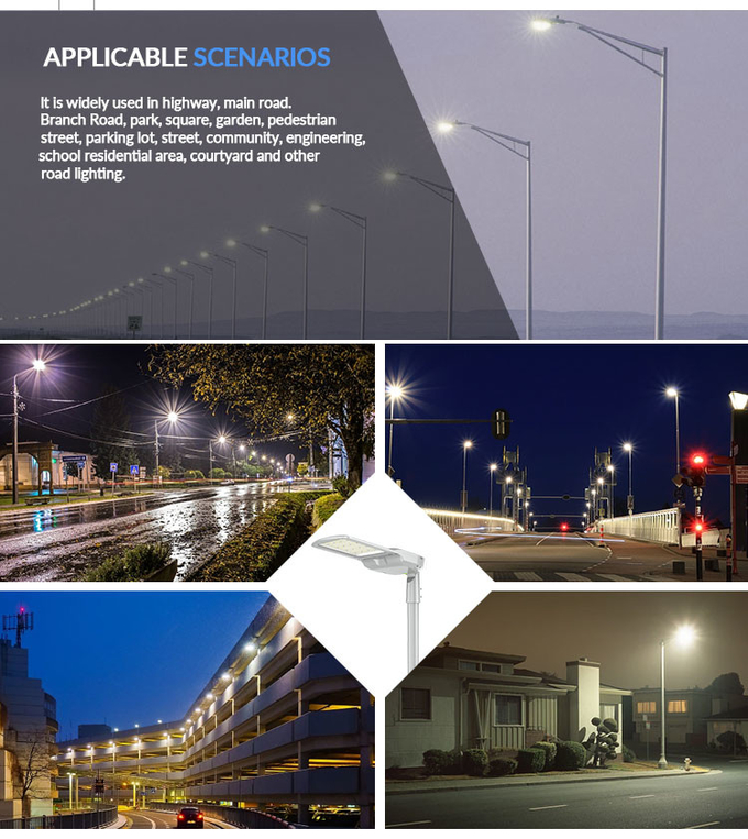 Motion Sensor Led Street Lights 150W Outdoor Street Light For Main Road