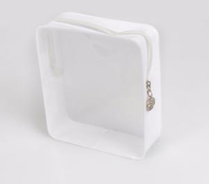 Wholesale Lady Clear Clear Vinyl Tote Bags , Recyclable Soft Small Clear Makeup Bag from china suppliers
