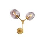 Post modern magic bean double head glass bubble cover villa hotel corridor