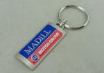 Die Casting 3D Hard Promotional Keychain Misty Nickel 2.0 Inch Custom