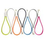 Magnetic Flat Micro USB Male to USB 2.0 Male Data Sync / Charging Cable 20cm