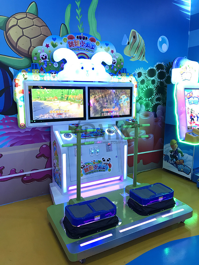 Kids Indoor India Happy Jump Kids Sport Game Machine Coin Operated