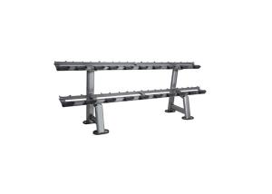 Wholesale Durable Steel Double Barbell / Dumbbell Rack For Commercial Gym from china suppliers