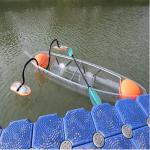 Day / Night 2 Seats Clear Acrylic Kayak , See Through Ocean Touring Kayak