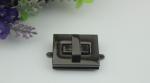 Factory Price Nickle Free Plating Gold Zinc Alloy Rectangle Metal Twist Turn