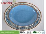 Fresh Contrast Color Melamine Plates And Bowls Anti - Bacteria Safe Contact With