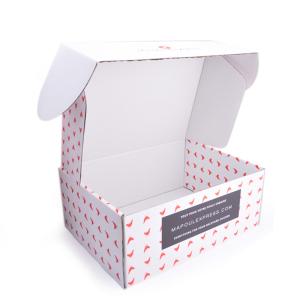 Wholesale CMYK Shipping Printed Cardboard Boxes UV Varnish Aqueous Coating from china suppliers