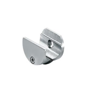 Wholesale Clamp fixing for track GL-004, stainless steel 304, finishing satin, for bathroom door from china suppliers