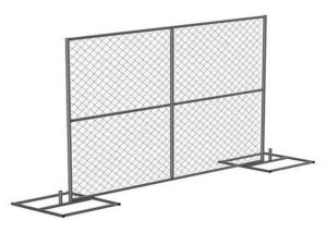 Wholesale 4mm 8×10 Temporary Construction Fence Panel 12ft from china suppliers