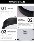 275mm IP65 Modern Round LED Ceiling Light Fixtures 100LM/W