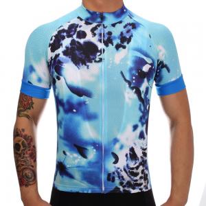 Wholesale Cyclist Blue Custom Bike Riding Jerseys 130g Polyester Gravel Jersey Cycling from china suppliers