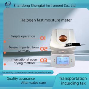 Wholesale ST-60 Halogen Rapid Moisture Meter International Oven Drying Principle Halogen Lamp Heating from china suppliers