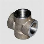 Joint Connector Cross Stainless Steel 304 316L Pipe Fittings Threaded Cross 4