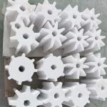 White Alumina Ceramic Star Valve Corrosion Resistance And High Temperature