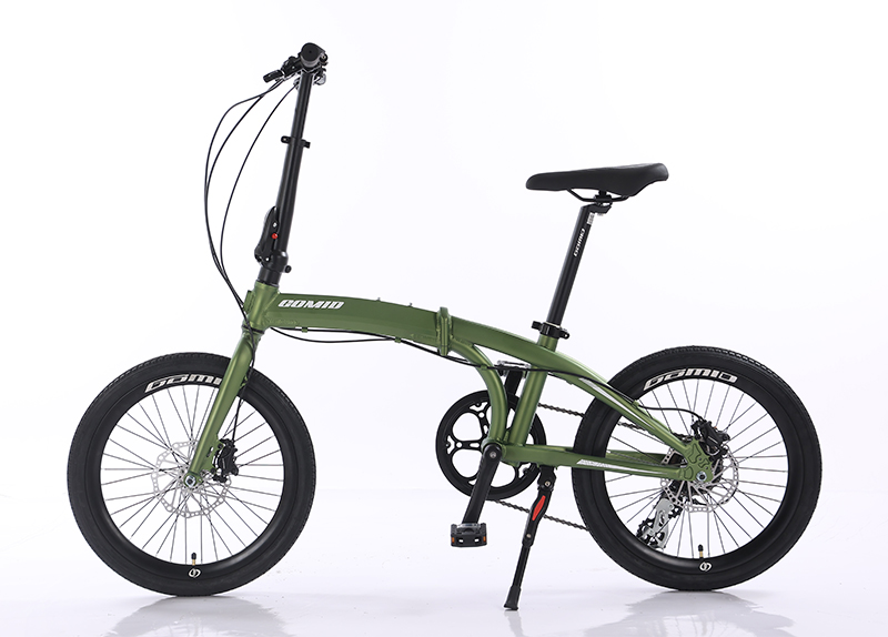 Custom Folding Bicycle SHIMANO ALTUS M310 8S RD Rear Derailleur and Hydraulic Disk Brake Bisiklet for GOMID 20 Foldable Bike