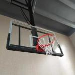 Silk Screen Tempered Glass Basketball Board for Apartment Miter Edge Treatment