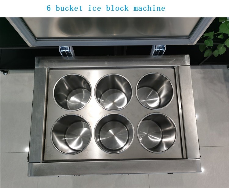 Outlet Commercial Catering Equipment Cylindrical Ice Block Freezing Machine