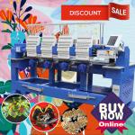 HOLiAUMA embroidery machine china best cap t-shirt flat 4 heads embroidery
