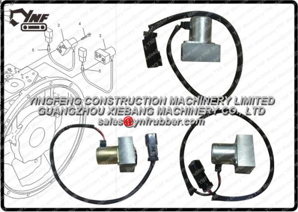 Pilot Valve Excavator Electric Parts for Komatsu PC200-7 Hydraulic Pump Solenoid
