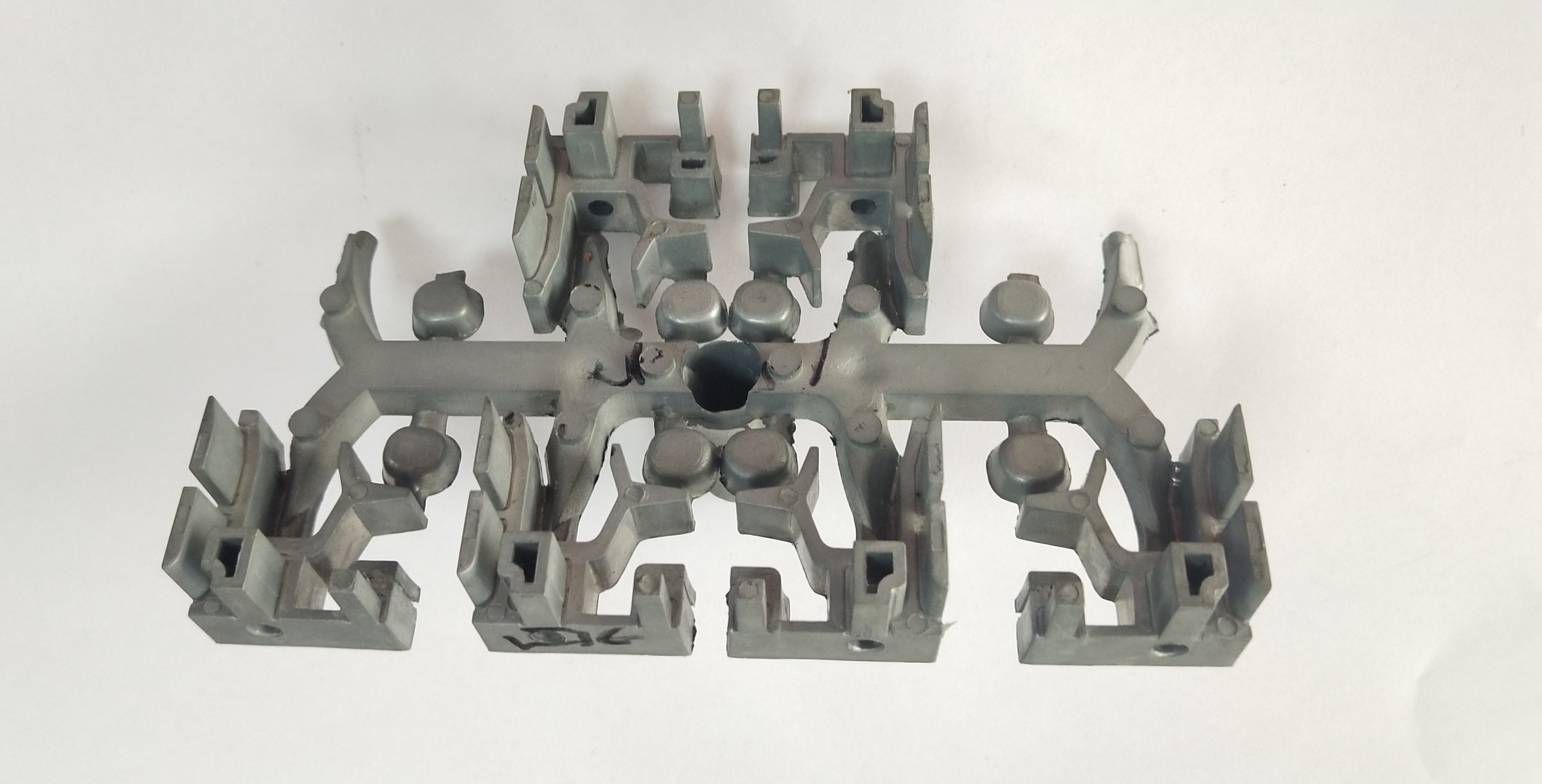High Press ADC12 Die Casting Components Anodize Bead blasted