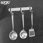 WGO Clear Shower Caddy Bathroom Suction Hooks Adhesive Wall Screws Fittings