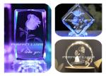 High Precise Laser Engraving Machines For Acrylic / Crystal / Glass