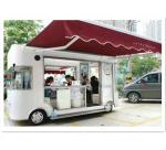 Multifunctional 600kg Tricycle Food Cart with Long Working Life and Good