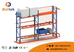 Wholesale Yellow Blue Warehouse Storage Racks Metal Adjustable Layer Height 2400*800*3500 Mm from china suppliers