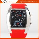 Blue LED Watch Fashion Casual Watches Boys Girls Unisex Steel Back Watch OEM