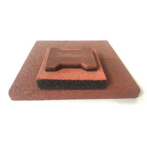 China Horse Floor Mats For Walkways Outdoor Rubber Brick Paver Playground Tiles Mat on sale